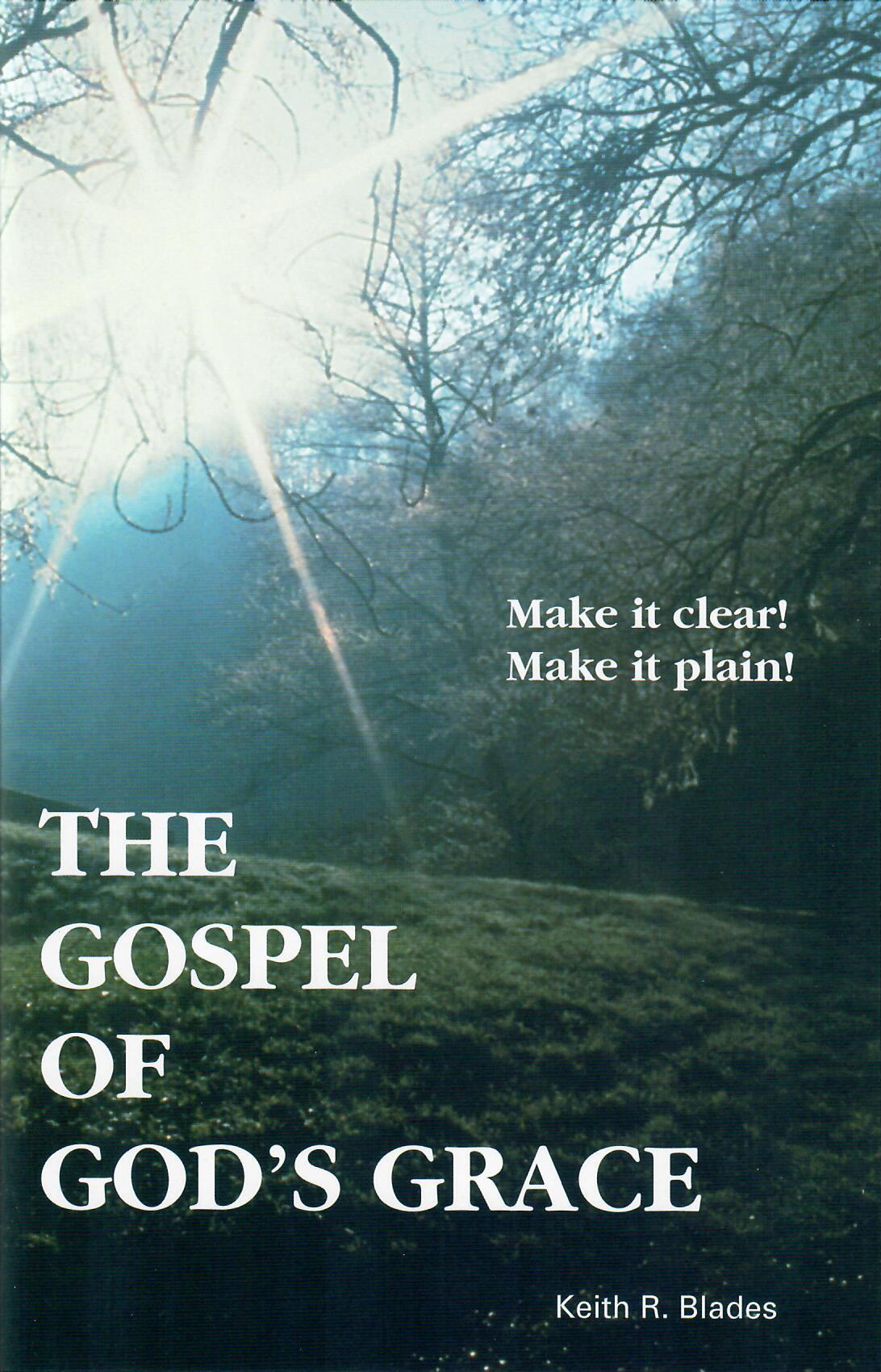 The Gospel of God's Grace booklet cover