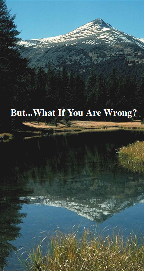 But…What If You Are Wrong? tract cover